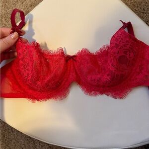 Red Lace bra